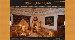 Desktop Screenshot of hotel-riad-villa-midelt.com